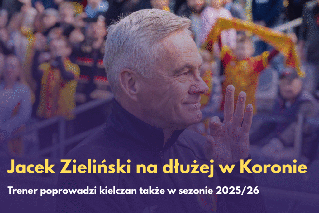 Jacek Zieliński na dłużej w Koronie Kielce