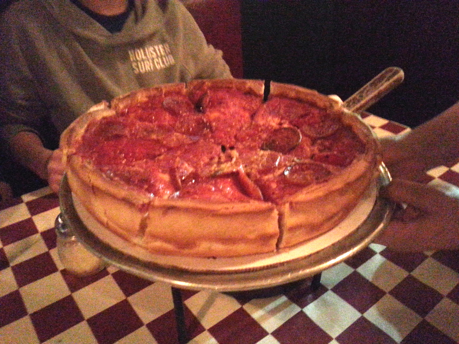Stuffed pizza w Giordano's
