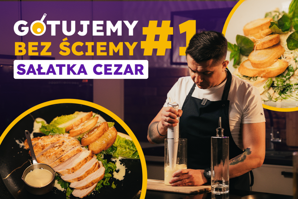 Jak zrobić sałatkę Cezar na dwa sposoby, a także autorski sos? | Gotujemy Bez Ściemy #1