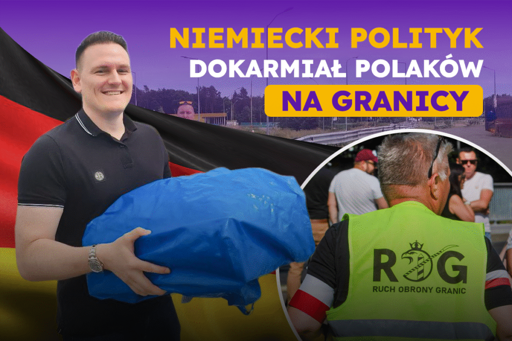 Niemiecki polityk nakarmił Polaków na granicy!