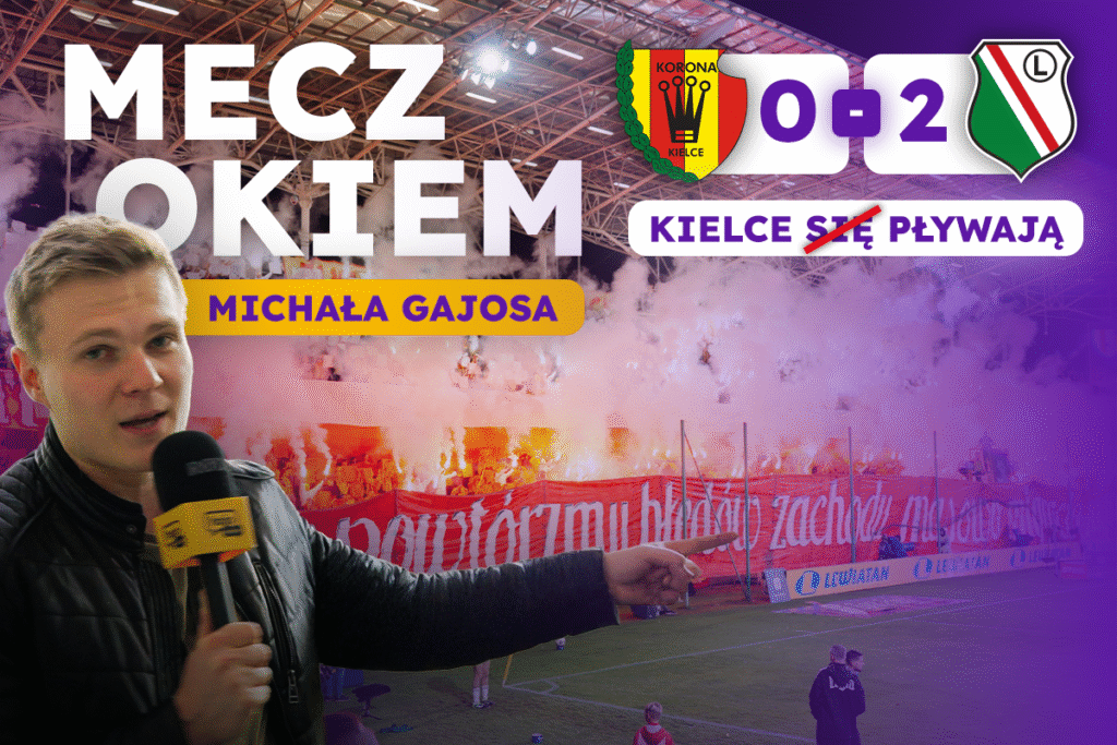[VIDEO] Najpierw woda, potem ogień. Kulisy meczu Korona Kielce – Legia Warszawa
