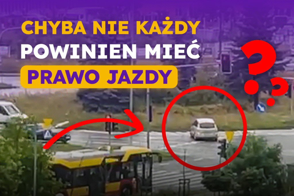 [VIDEO] Dziwna sytuacja na kieleckim skrzyżowaniu