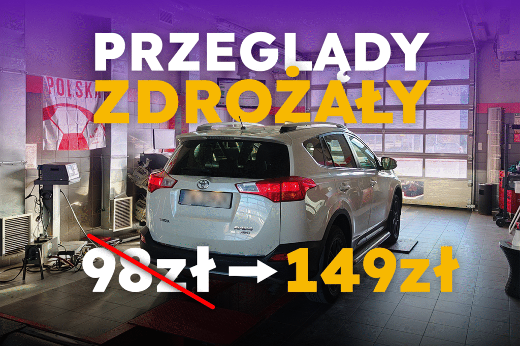 Przeglądy samochodów zdrożały. Kierowcy zapłacą ponad 50% więcej za badanie techniczne pojazdu