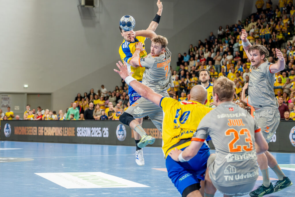 [Foto] Tak blisko przełamania… Industria Kielce vs Aalborg Håndbold