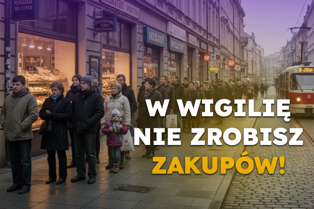 W wigilię nie zrobisz zakupów