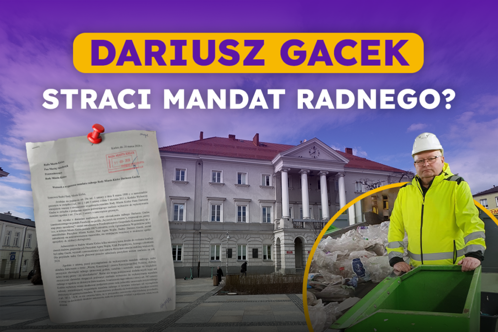 Czy Dariusz Gacek straci mandat radnego Kielc?
