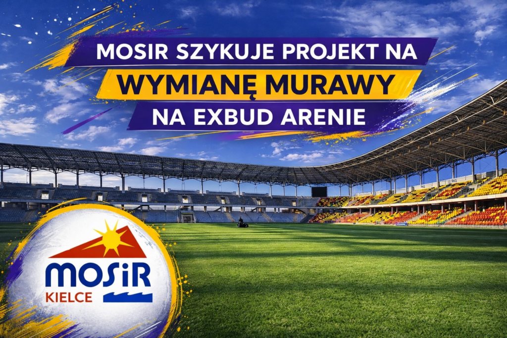 Kielecki MOSiR przygotowuje postępowanie na wymianę murawy na Exbud Arenie