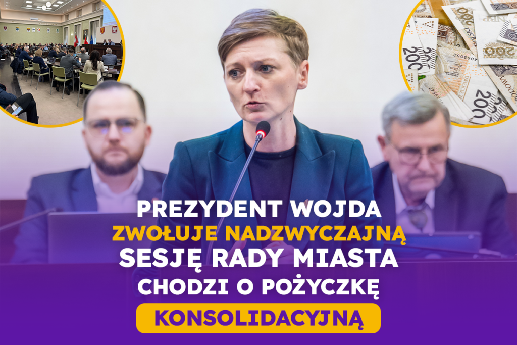 Prezydent Wojda zwołuje nadzwyczajną sesję. Chodzi o pożyczkę konsolidacyjną